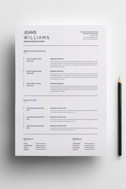 Kit Graphique #71131 Clean Rsum Divers Modles Web - Logo template Preview
