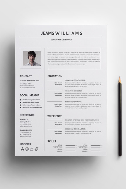 Kit Graphique #71146 Clean Rsum Divers Modles Web - Logo template Preview