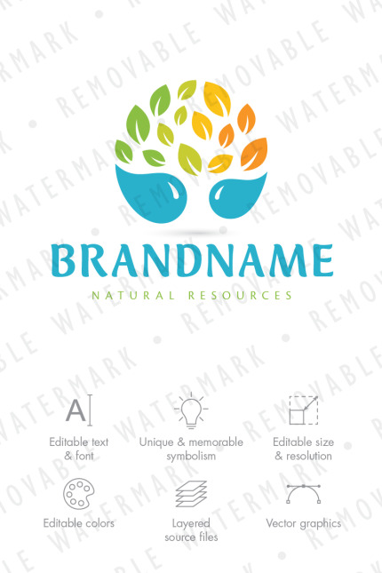 Kit Graphique #71152 Natural Arbre Divers Modles Web - Logo template Preview