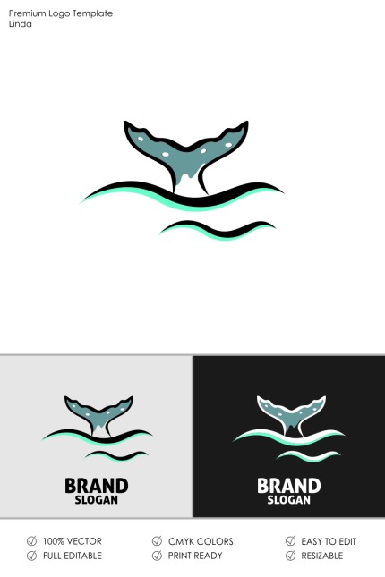 Kit Graphique #71192 Blue Bateau Divers Modles Web - Logo template Preview