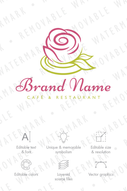 Kit Graphique #71239 Elegant Caf Divers Modles Web - Logo template Preview