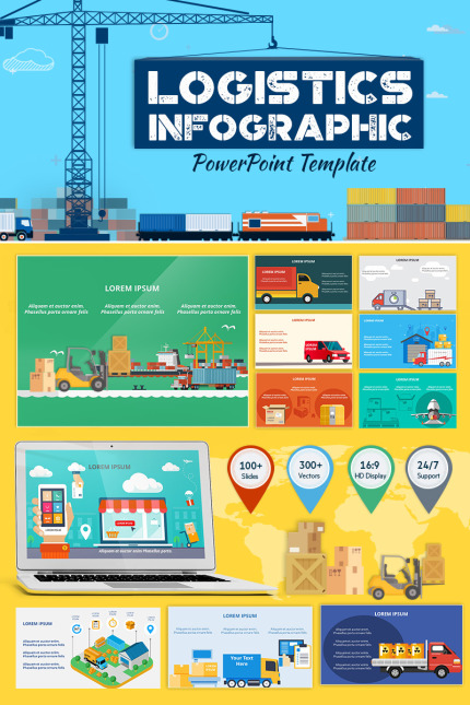 Kit Graphique #71324 Presentation Logistique Divers Modles Web - Logo template Preview