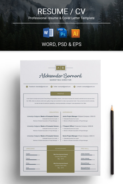 Kit Graphique #71491 A4 Clean Divers Modles Web - Logo template Preview