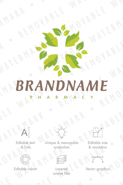 Kit Graphique #71584 Leaf Mdical Divers Modles Web - Logo template Preview