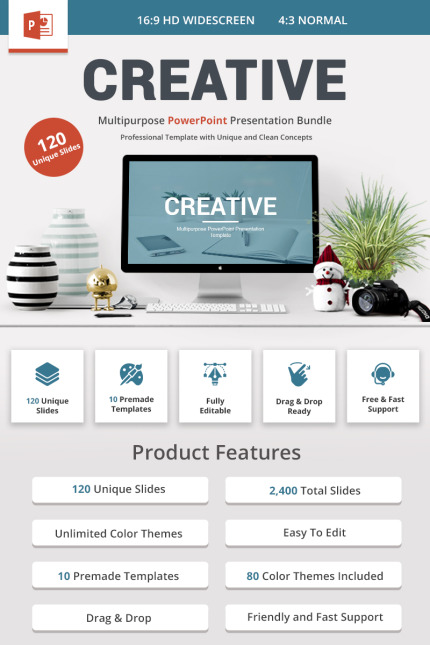 Kit Graphique #71906 Best Powerpoint Divers Modles Web - Logo template Preview