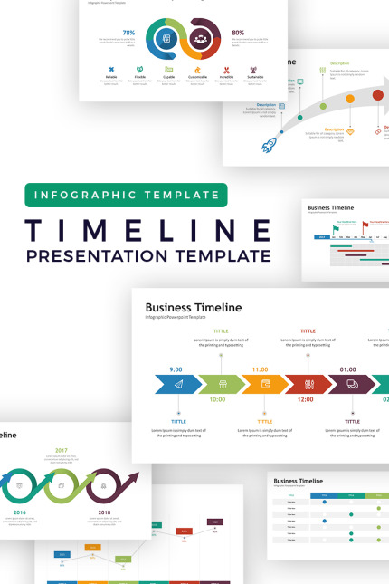 Kit Graphique #72072 Timeline Processus Divers Modles Web - Logo template Preview