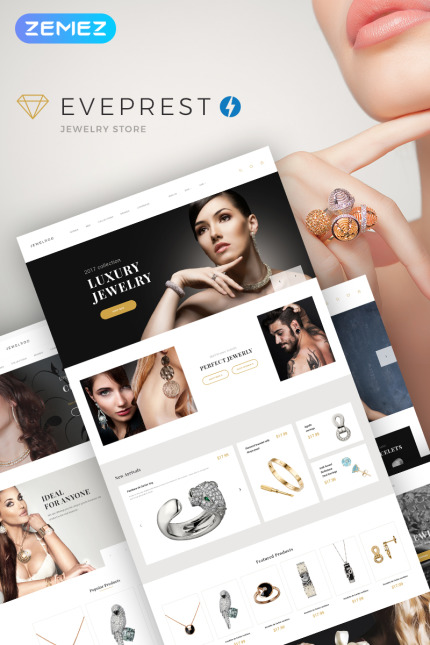 Kit Graphique #72093 Eveprest Bijoux Divers Modles Web - Logo template Preview