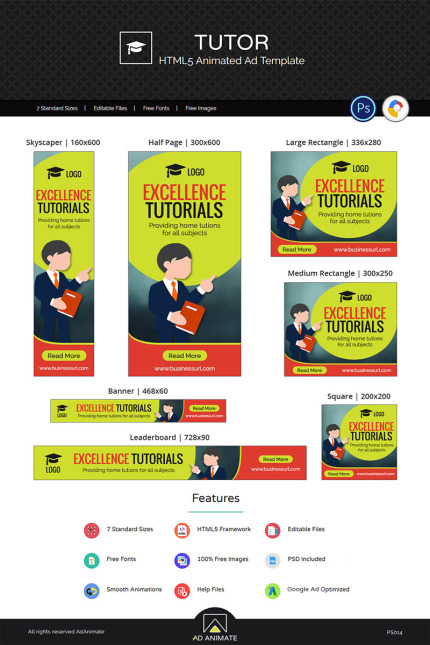 Kit Graphique #73535 Tutor Teacher Divers Modles Web - Logo template Preview