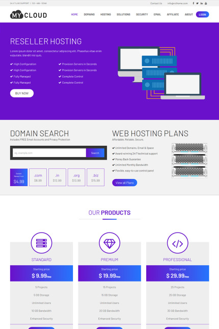 Kit Graphique #73539 Cloudhostingtemplate Domainsearchtemplate Divers Modles Web - Logo template Preview