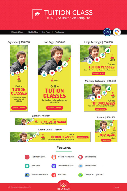 Kit Graphique #73544 Education Institute Divers Modles Web - Logo template Preview