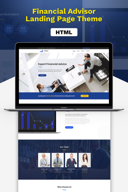Kit Graphique #73574 Financial Advisor Divers Modles Web - Logo template Preview
