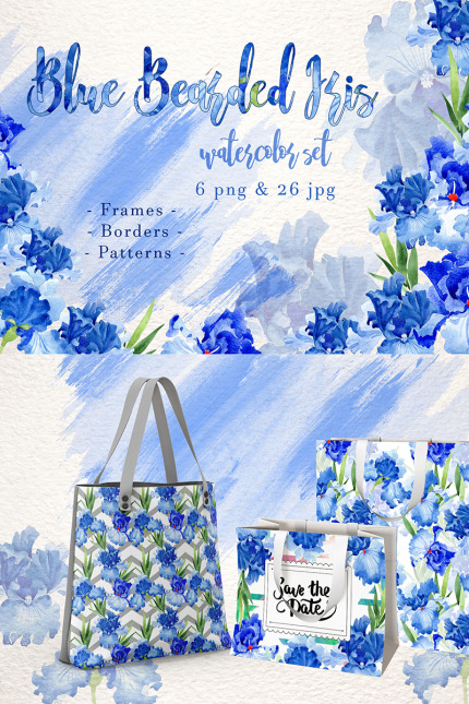 Kit Graphique #73582 Watercolor Illustration Divers Modles Web - Logo template Preview