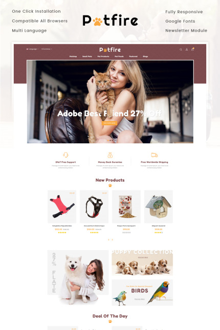 Kit Graphique #73583 Pets Animals Divers Modles Web - Logo template Preview