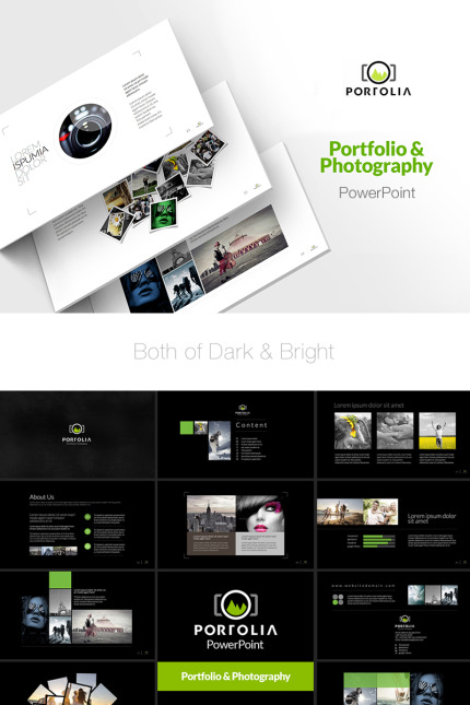 Kit Graphique #73625 Portfolio Photographie Divers Modles Web - Logo template Preview