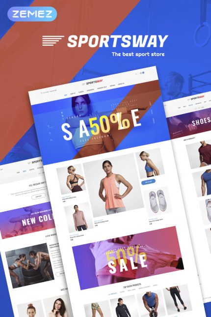 Kit Graphique #73675 Sports Shop Divers Modles Web - Logo template Preview