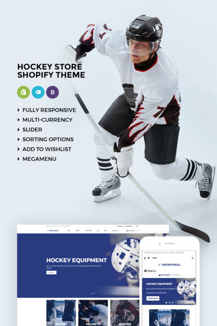 Kit Graphique #73679 Ecommerce Hockey Divers Modles Web - Logo template Preview