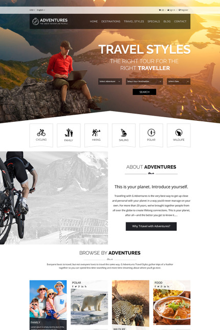 Kit Graphique #73718 Adventure Template Divers Modles Web - Logo template Preview