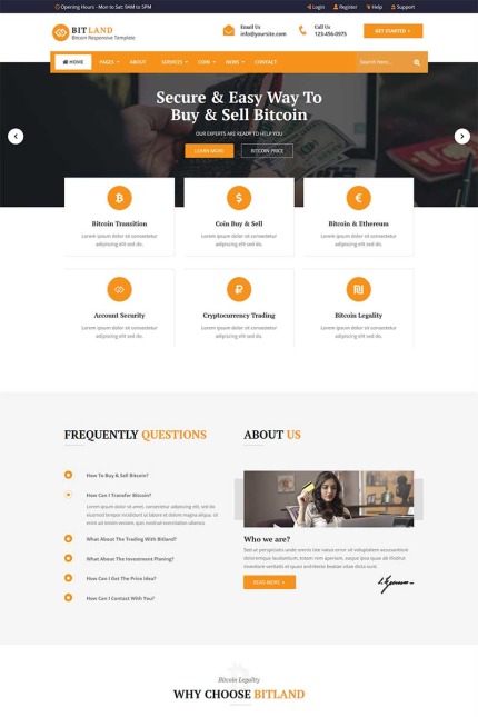 Kit Graphique #73733 Bitpice-de-monnaie Atterrissage Divers Modles Web - Logo template Preview