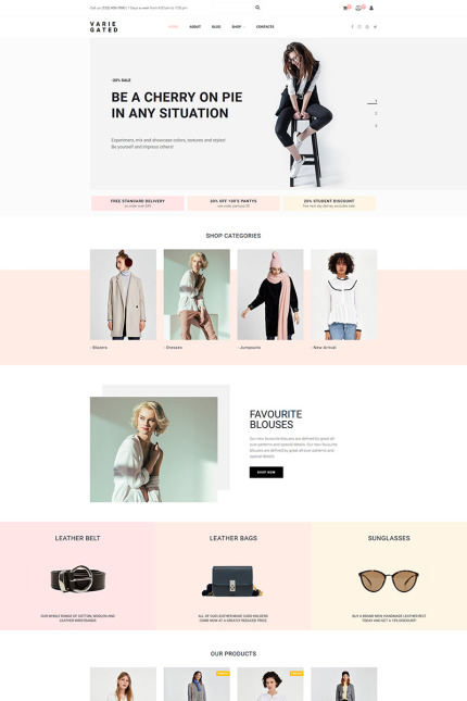 Kit Graphique #73783 Clothing Mode Motocms Ecommerce Modle - MotoCMS