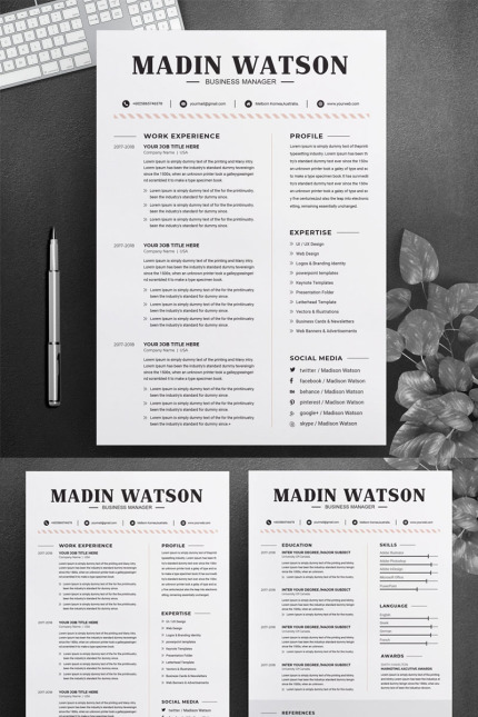 Kit Graphique #73843 1 Page Divers Modles Web - Logo template Preview