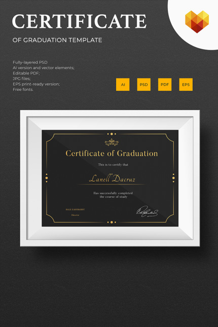 Kit Graphique #73893 Appreciation Graduation Diplme Certificat MotoCMS - Logo template Preview