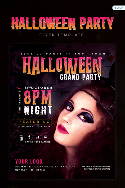 Kit Graphique #73911 Halloween Party Divers Modles Web - Logo template Preview