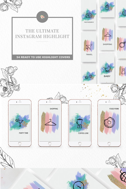 Kit Graphique #73925 Instagram Phares Divers Modles Web - Logo template Preview
