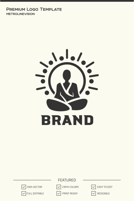 Kit Graphique #73954 Meditation Blessing Divers Modles Web - Logo template Preview
