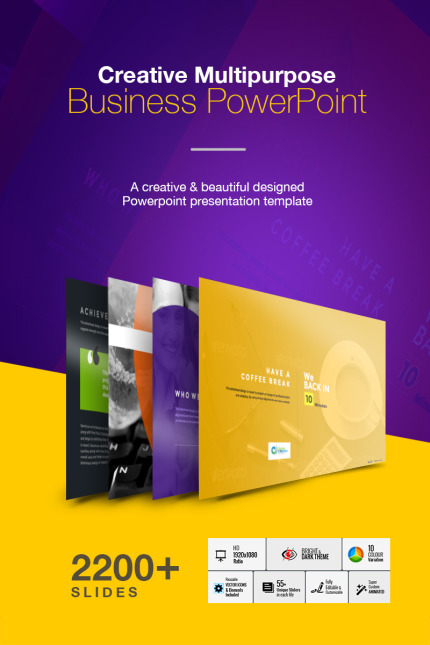 Kit Graphique #74001 Business Powerpoint Divers Modles Web - Logo template Preview