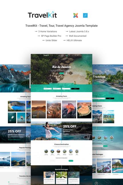 Kit Graphique #74067 Travel Tour Divers Modles Web - Logo template Preview
