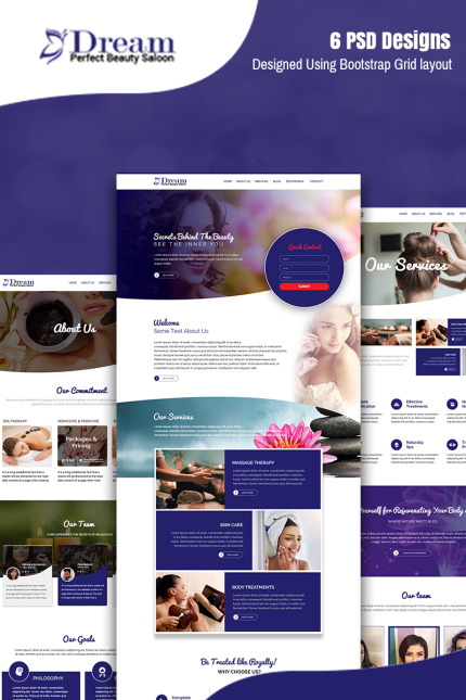 Kit Graphique #74139 Beauty Clinic Divers Modles Web - Logo template Preview