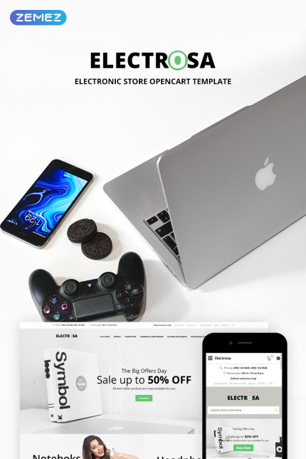 Kit Graphique #74142 Ecommerce Electronic Divers Modles Web - Logo template Preview