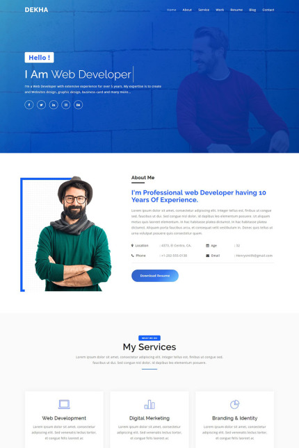 Kit Graphique #74175 Responsive Portfolio Divers Modles Web - Logo template Preview