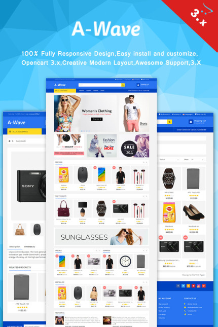 Kit Graphique #74188 Opencart Libre Divers Modles Web - Logo template Preview