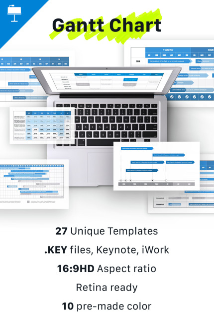 Kit Graphique #74203 Gantt Chart Divers Modles Web - Logo template Preview