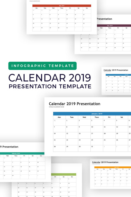 Kit Graphique #74264 Calendar 2019 Divers Modles Web - Logo template Preview
