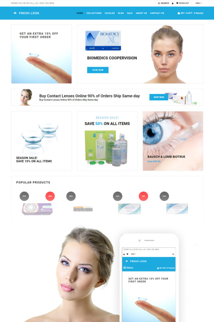 Kit Graphique #74340 Ecommerce Eyewear Divers Modles Web - Logo template Preview