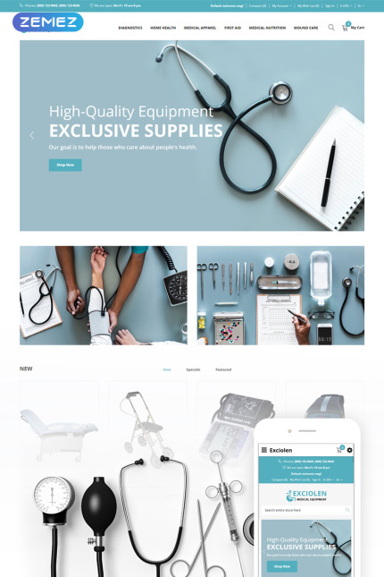 Kit Graphique #74372 Ecommerce Equipment Divers Modles Web - Logo template Preview