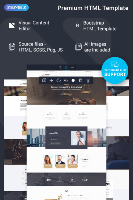 Kit Graphique #74635 Agency Attorney Divers Modles Web - Logo template Preview