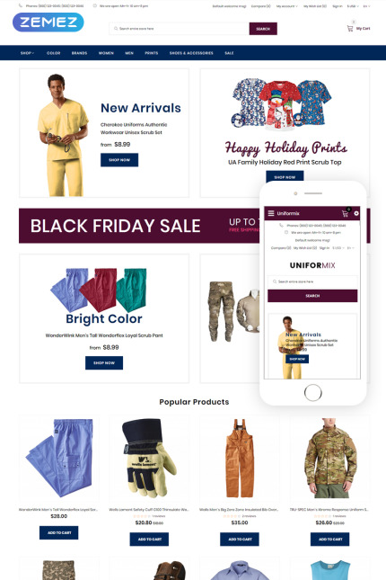 Kit Graphique #74672 Clothes Ecommerce Divers Modles Web - Logo template Preview