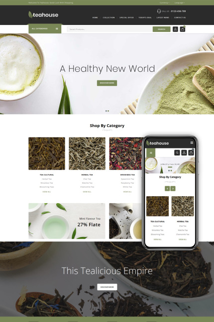 Kit Graphique #74691 Tea Coffee Divers Modles Web - Logo template Preview
