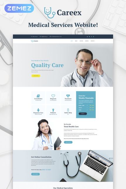 Kit Graphique #74850 Doctor Ambulance Divers Modles Web - Logo template Preview