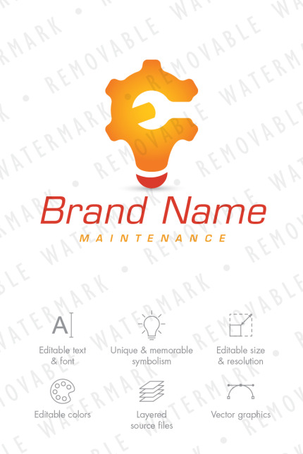 Kit Graphique #75057 Construction Bulb Divers Modles Web - Logo template Preview