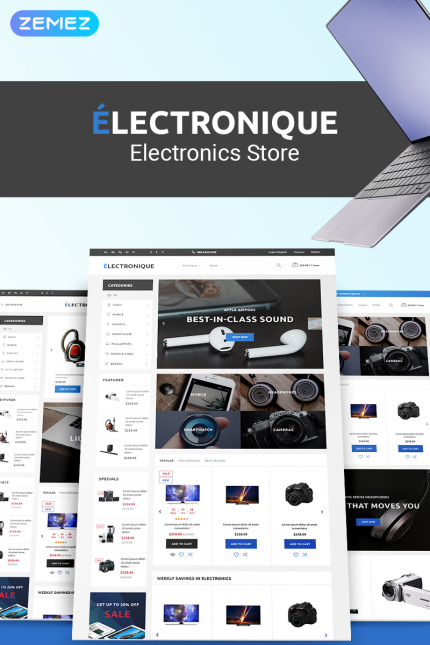 Kit Graphique #75172 Electronique lectronique Divers Modles Web - Logo template Preview