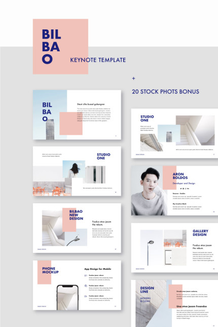 Kit Graphique #75242 Keynote Template Divers Modles Web - Logo template Preview