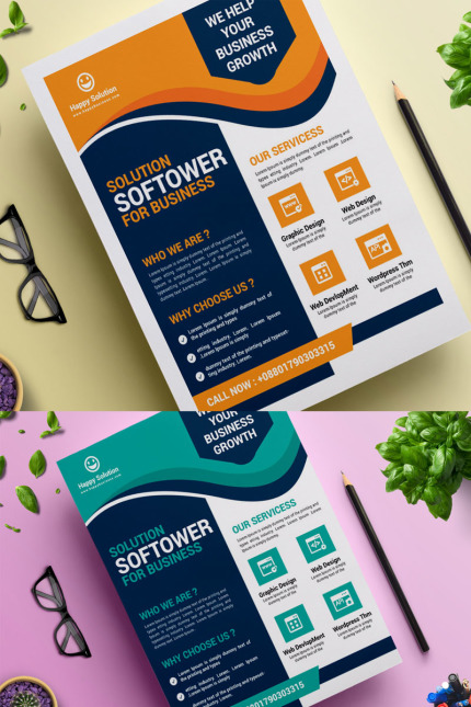 Kit Graphique #75482 Flyer Bundle Divers Modles Web - Logo template Preview