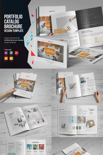 Kit Graphique #75500 Portfolio Brochure Divers Modles Web - Logo template Preview