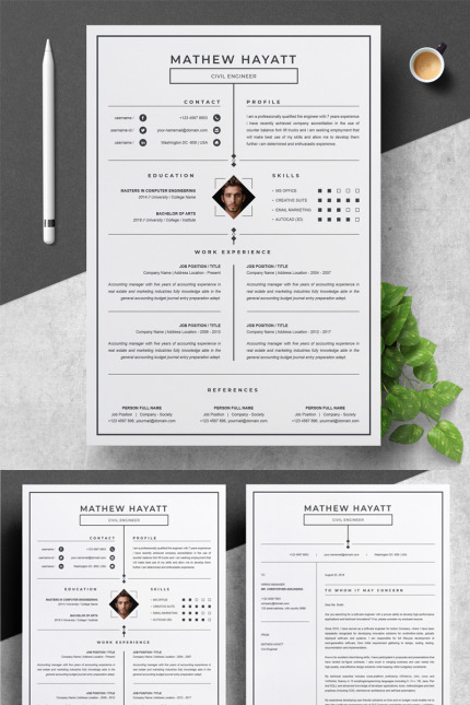 Kit Graphique #75556 Resume Resumecv Divers Modles Web - Logo template Preview