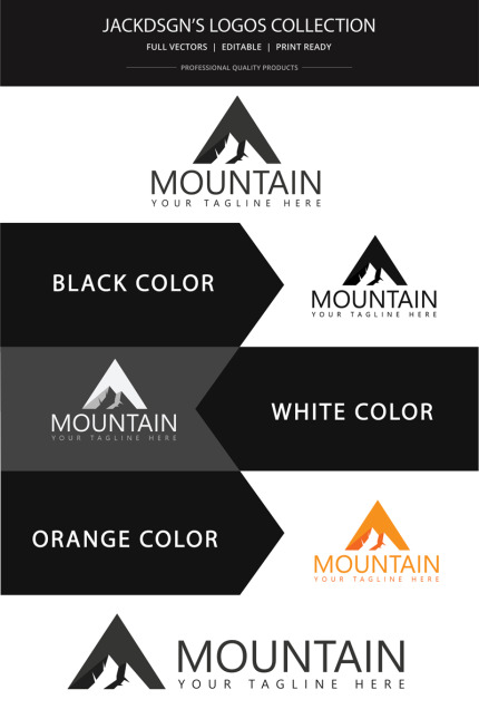 Kit Graphique #75583 Mountain Marque Divers Modles Web - Logo template Preview
