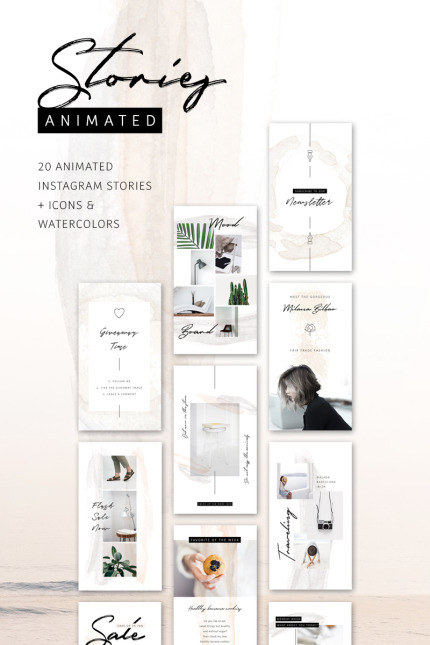 Kit Graphique #75740 Instagram Anim Divers Modles Web - Logo template Preview